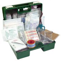 Dads Shed First Aid Kit – Wall Mount Plastic Box And Refill Pack