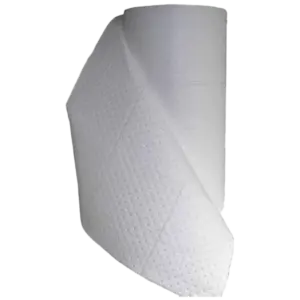 Oil / Hydrocarbon Absorbent Roll of Pad Material, heavy weight dimpled 80cm wide 50m Long, perforated for easier tear off