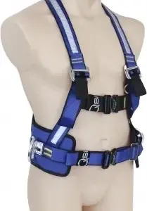 Padded Restraint Waist Belt Shoulder Straps and Dorsal D Ring