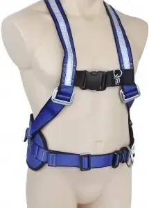 Padded Restraint Waist Belt with Shoulder Straps and Rigging D Ring