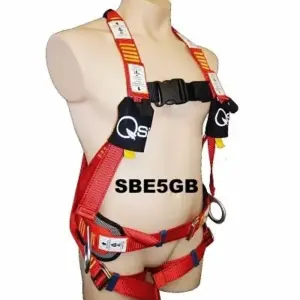 SBE5GB Electrical Harness Glove and Barrier Harness with Waist Belt and Work Positioning D Rings