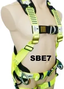 SBE7 Construction Full Body Harness With Central D Ring