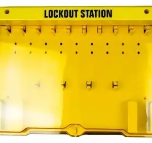 Lockout station - 20-locks - with cover
