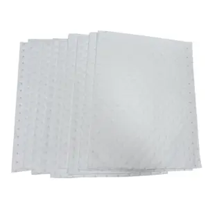 Heavy Weight Oil / Hydrocarbon absorbent Pads 40x50cm 10 Pack / Box of 100