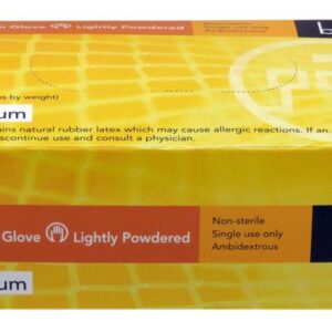 Latex Gloves, Lightly Powdered and Powder Free