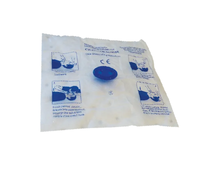 CPR Face Shield Bite Block Type First Aid One Way Valve