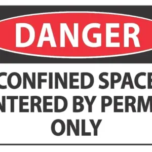 Danger Confined Space