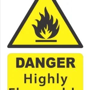 Danger Highly Flammable