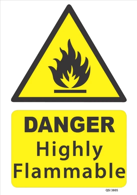 Danger Highly Flammable