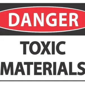 Danger Toxic Materials