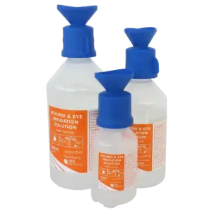 Eye Wash Bottle With Saline, 100ml, 250ml, and 500ml