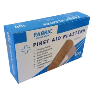 Fabric Plasters Extra Wide 76mm x 25mm