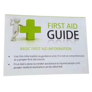 First Aid Tips Booklet