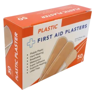 Plastic Plasters Regular Box of 50