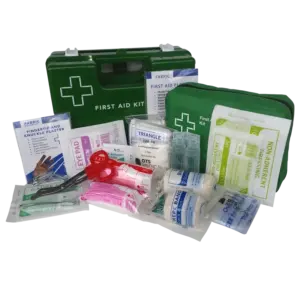 Workplace 1-5 Person First Aid Kit, Soft Pack, Wall Mount and Refill Pack
