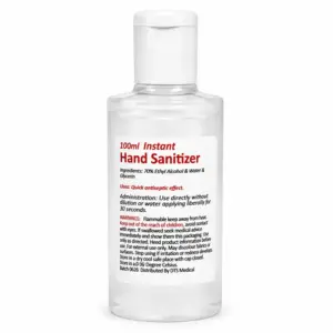 Hand Sanitiser 100ml squeezy bottle