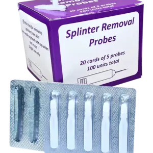 Splinter Probes, Box of 100 or Cards of 5