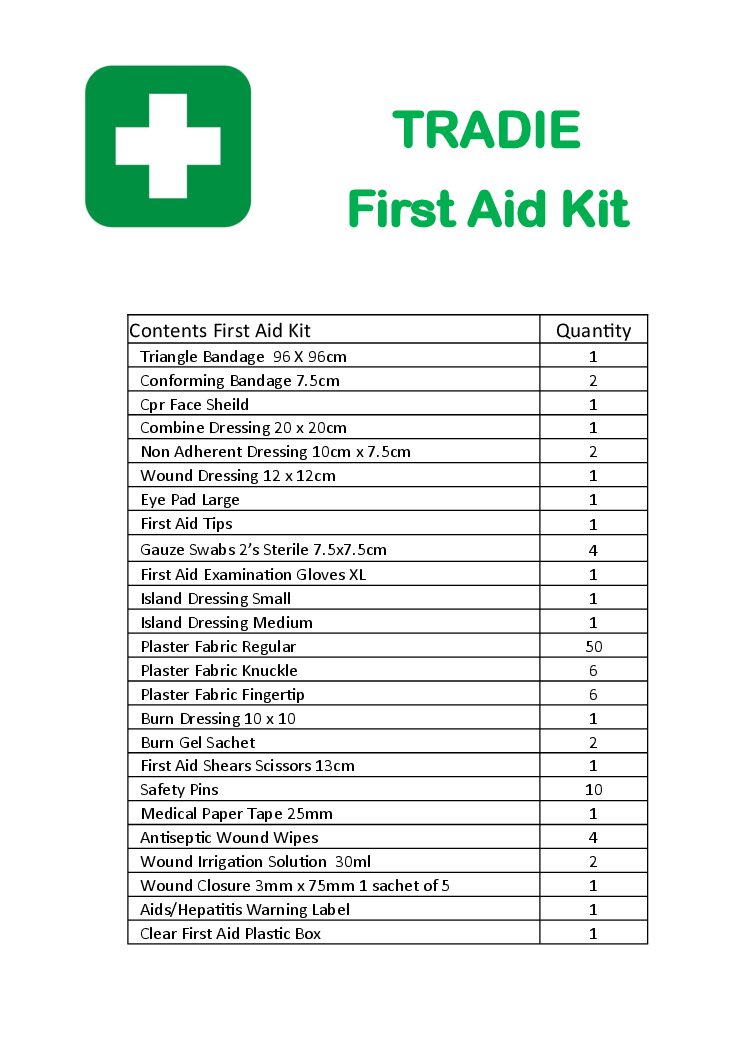 Tradie First Aid Kit - Image 2