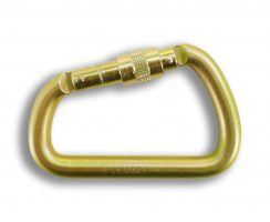 Steel Offset Carabiner Screw Gate