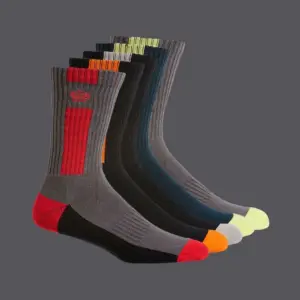 KG Crew Sock - 5 Pack Multi Coloured