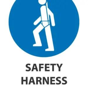 Safety Harness Must Be Worn