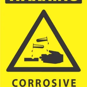 Warning Corrosive Liquid