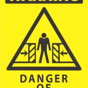Warning Danger Of Crushing