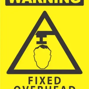 Warning Fixed Overhead Hazard