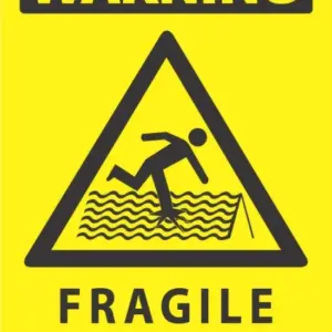 Warning Fragile Roof