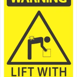 Warning Lift With Care