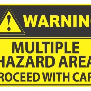 Warning Multiple Hazard Area