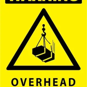 Warning Overhead Crane