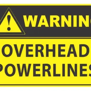Warning Overhead Powerlines
