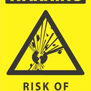 Warning Risk Of Explosion
