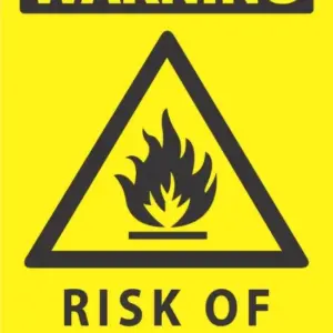 Warning Risk Of Fire