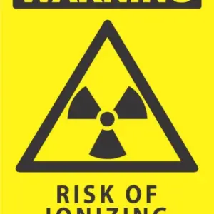 Warning Risk Of Ionizing Radiation