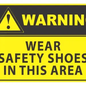 Warning Wear Safety Shoes