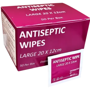 Antiseptic Wipes, Pack of 10 and Boxes of 50