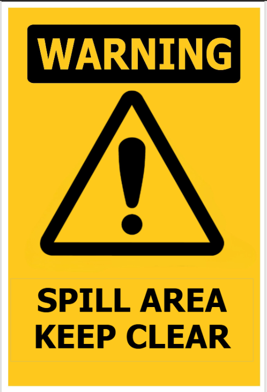 700mm Pop Up Road Cone / Custom Sign - Image 2