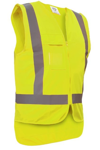 DN H-Back Fire Warden Hi-Vis Vest - Image 2